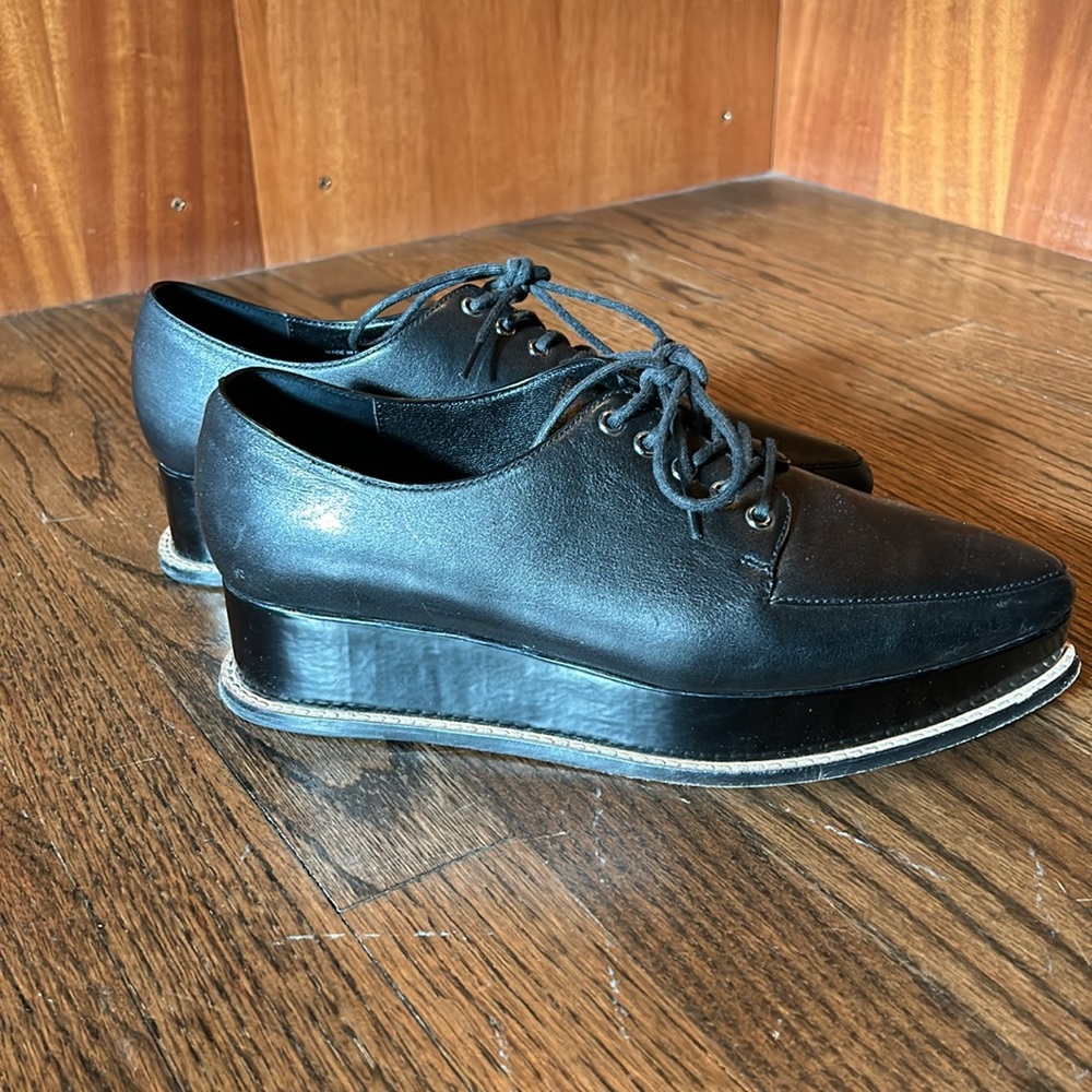 Opening Ceremony black platform lace up shoes - Picture 4 of 6